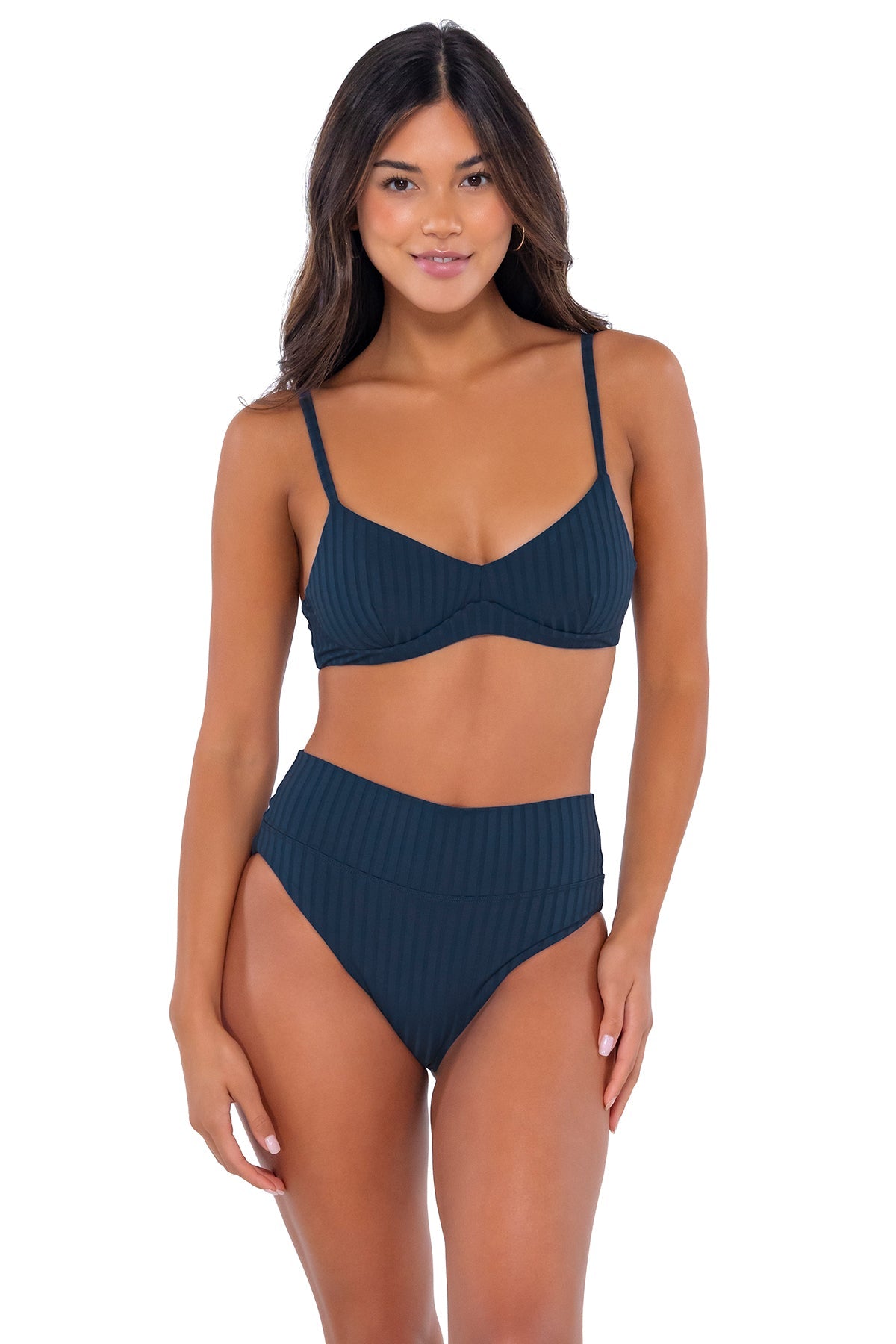 Swim Systems Women's Night Sky Bay Rib Tatum Bikini Bottom