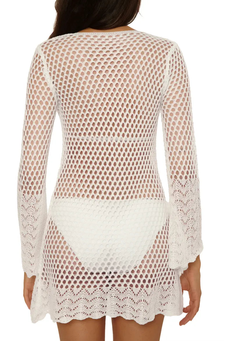 Becca Swim Treasure Island Treasure Island Reversible Lace-Up Tunic