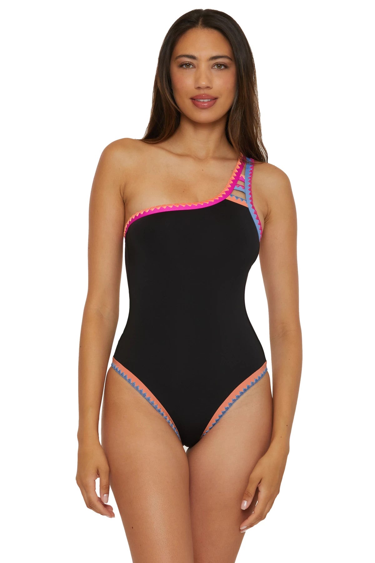 Lucky Brand Swim Avila Asymmetric One Piece