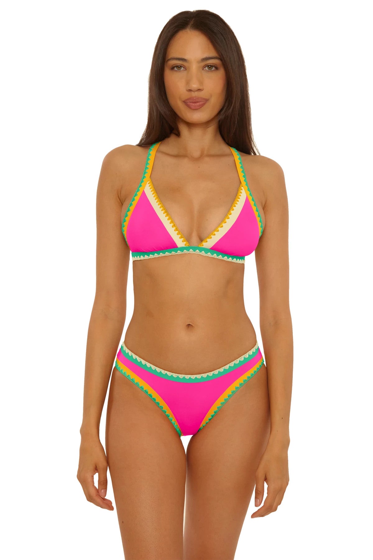 Lucky Brand Swim Avila Halter Bikini Top