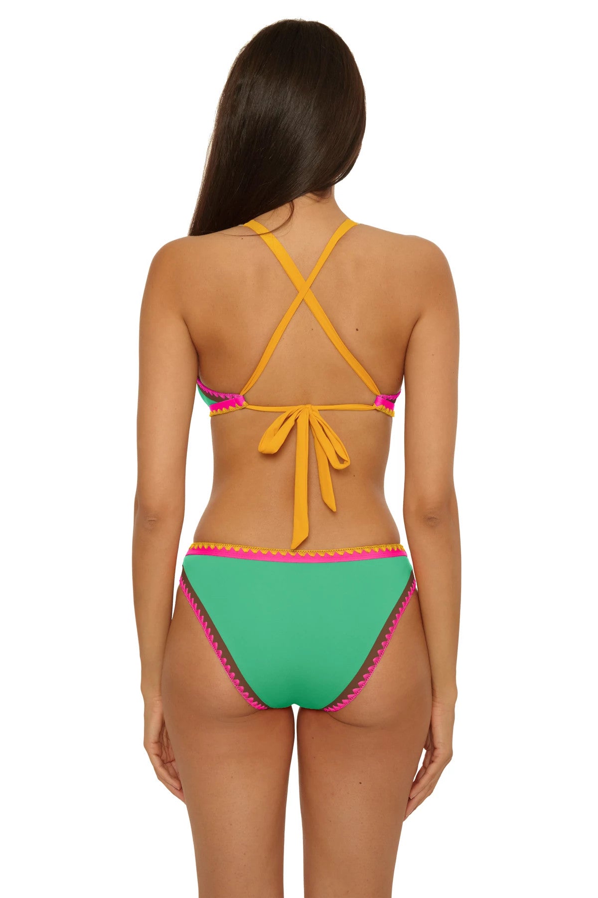 Lucky Brand Swim Avila Halter Bikini Top