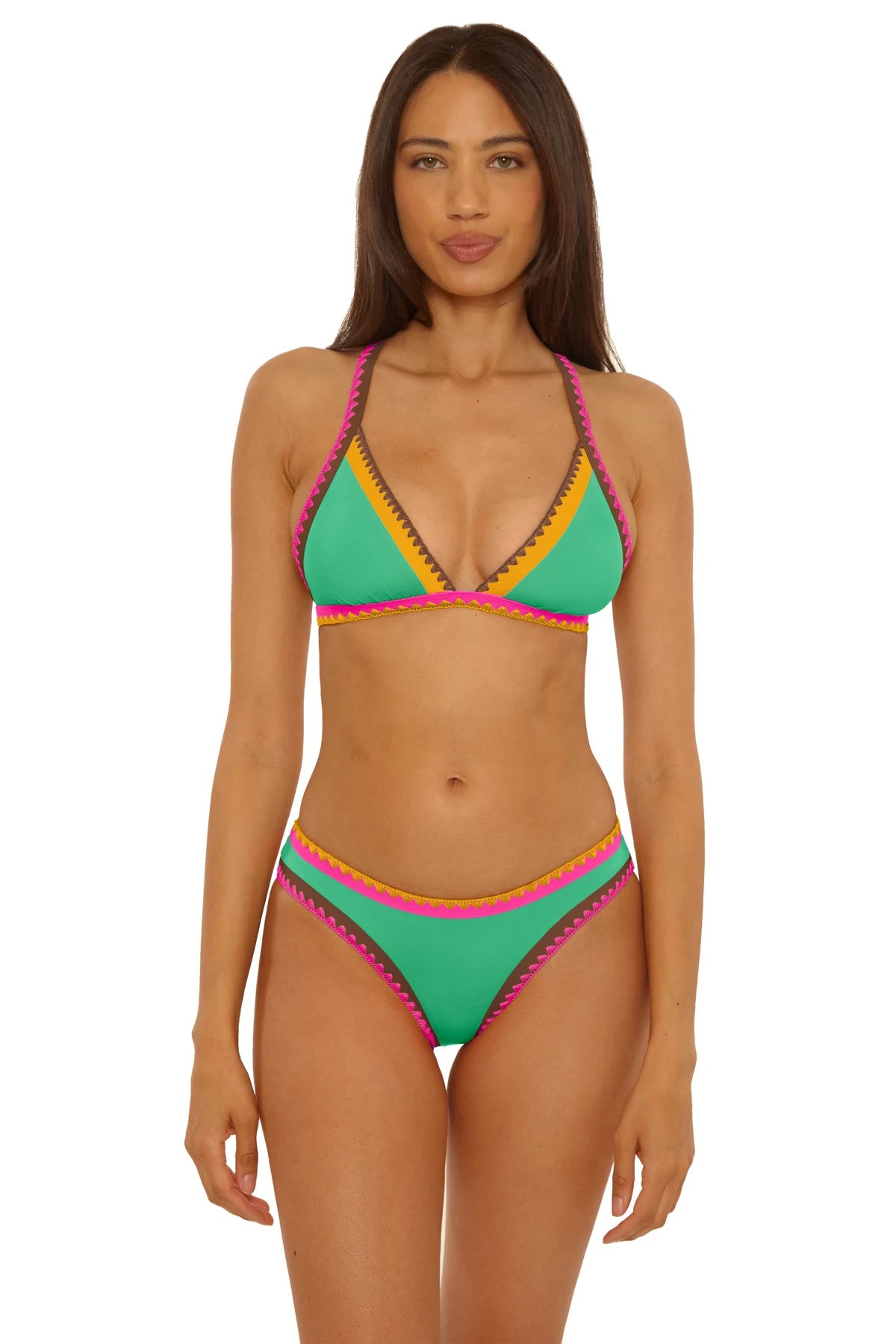 Lucky Brand Swim Avila Halter Bikini Top