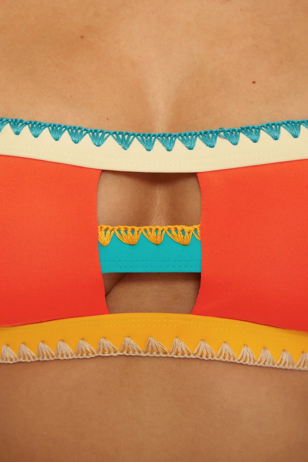Lucky Brand Swim Avila Bandeau Bikini Top