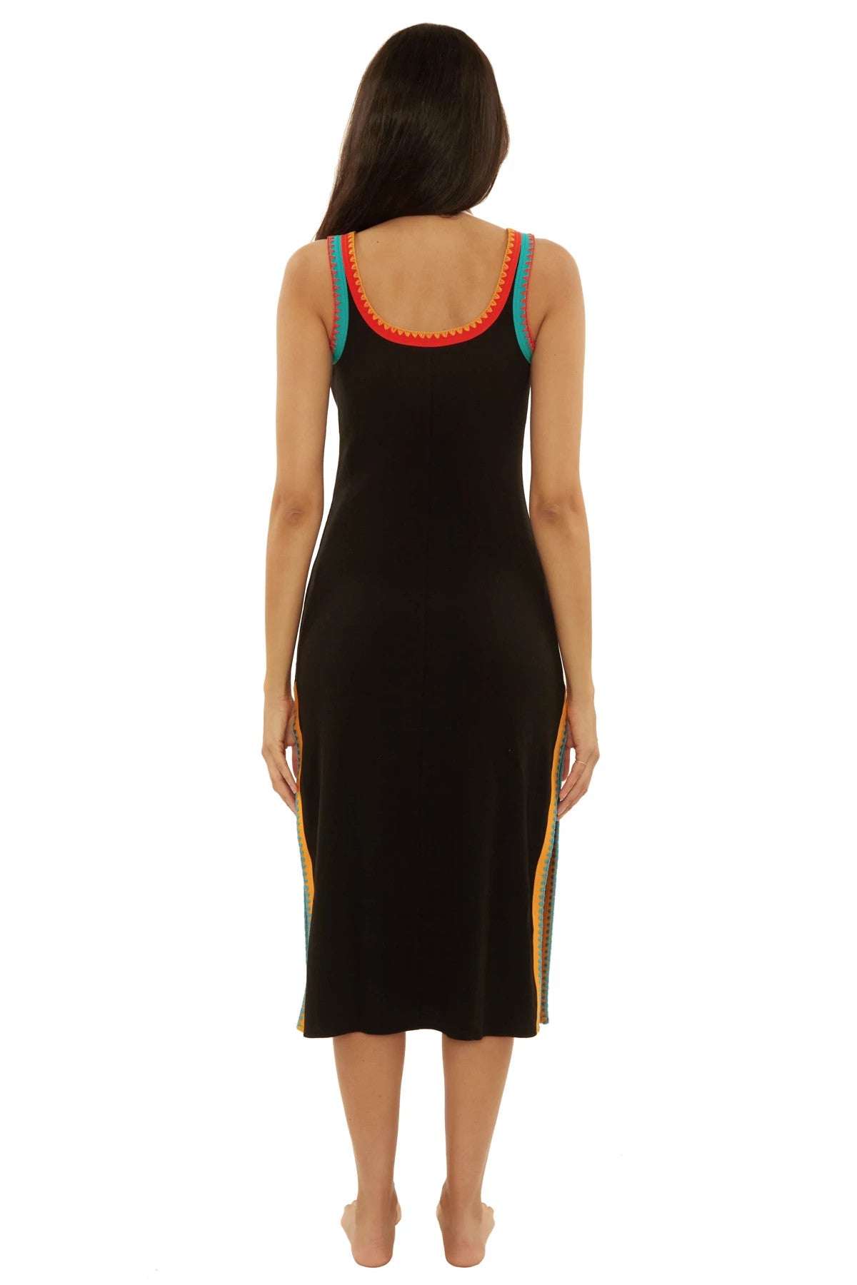 Lucky Brand Swim Avila Rib Midi Dress