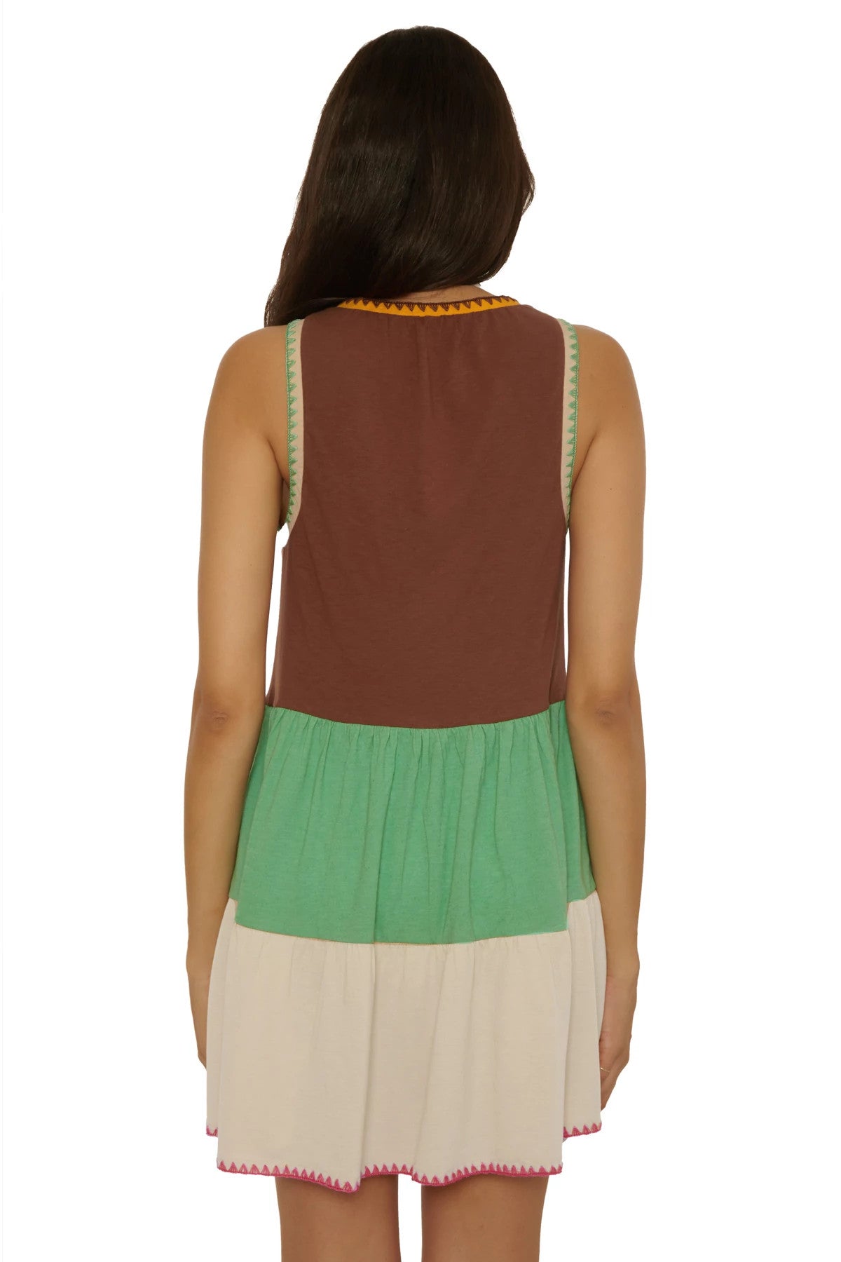 Lucky Brand Swim Lagos Tiered Dress