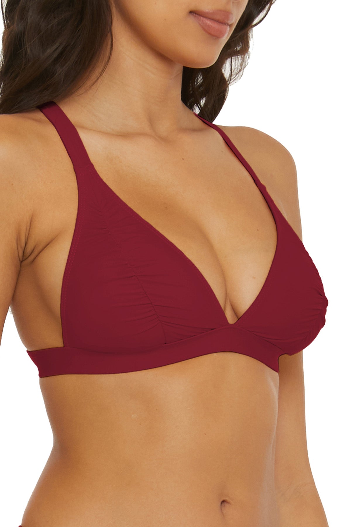 SHIRR EFFECT HALTER