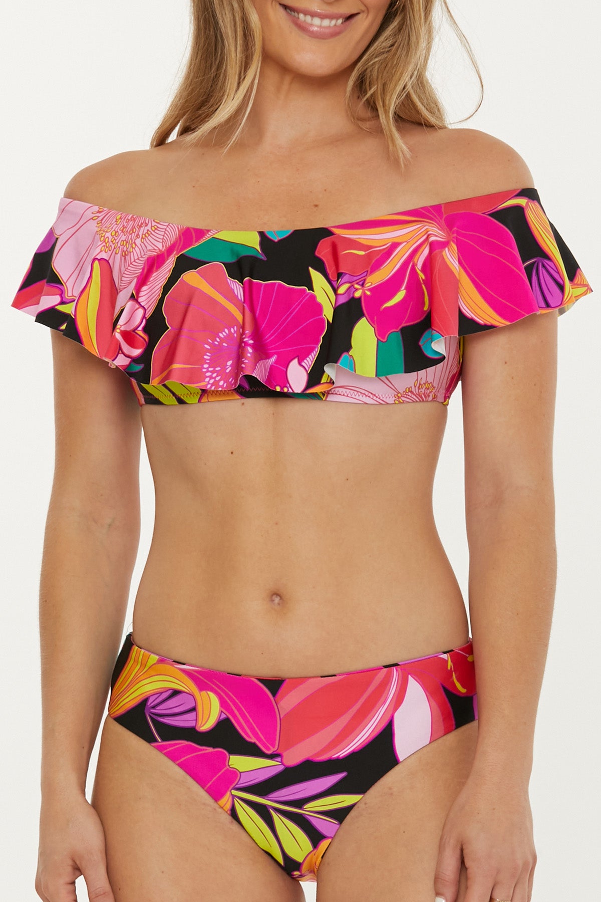 SOLAR FLORAL BANDEAU