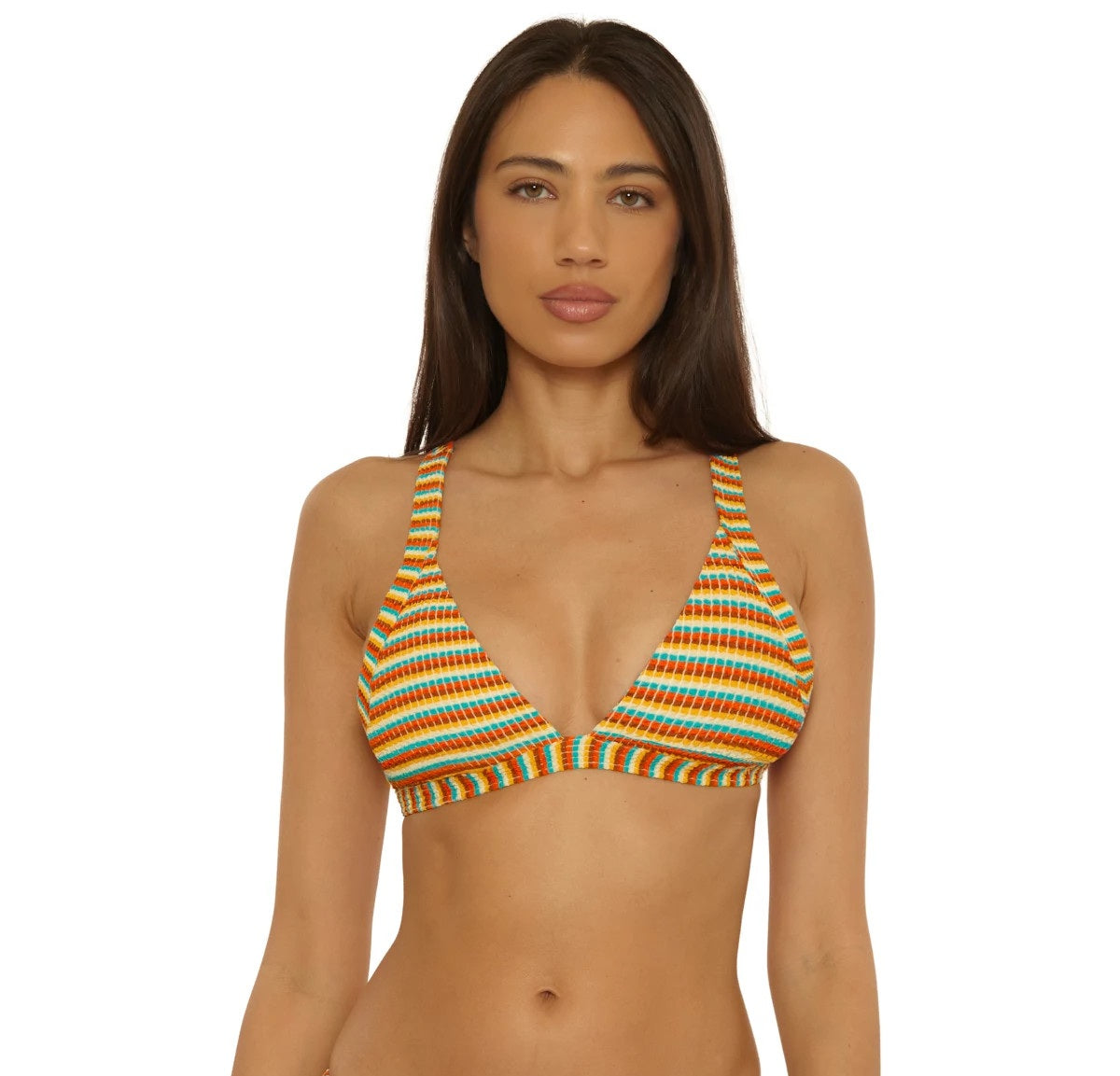 Lucky Brand Swim Ocean Wave Halter Top