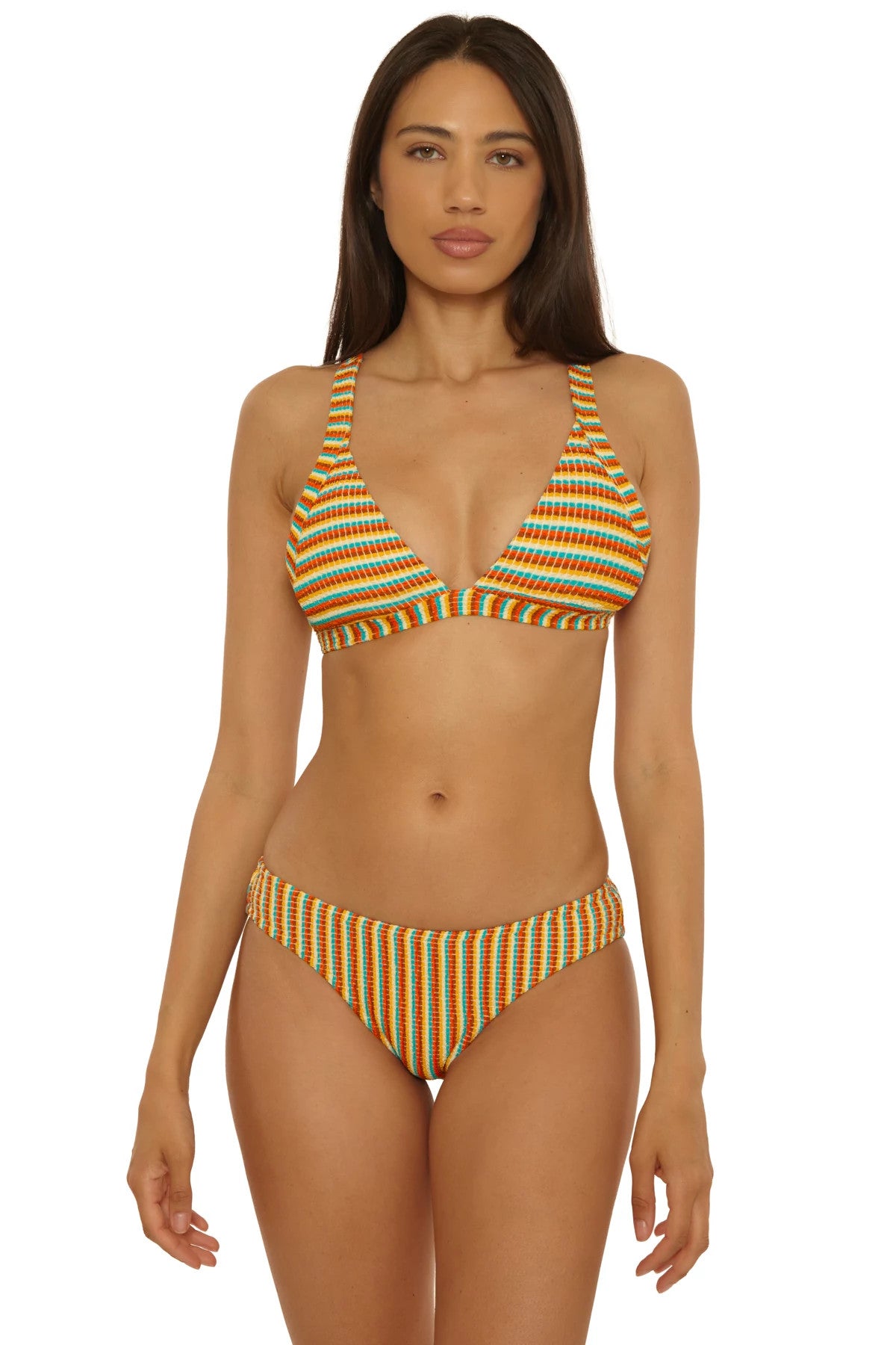 Lucky Brand Swim Ocean Wave Halter Top