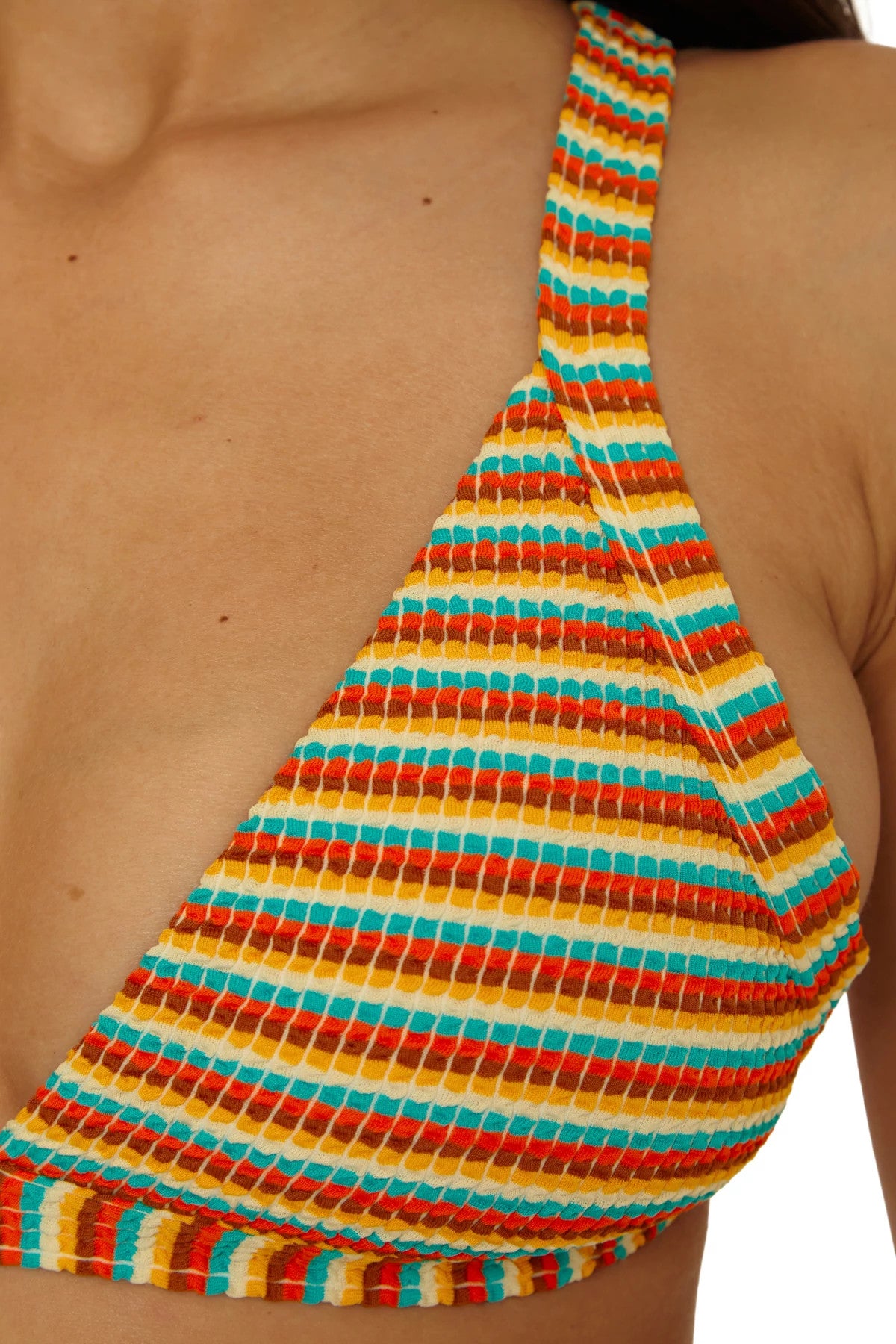 Lucky Brand Swim Ocean Wave Halter Top