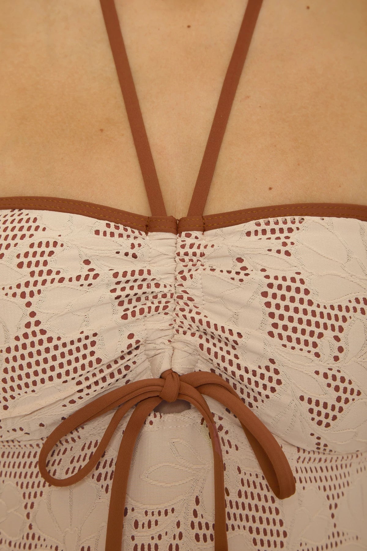 Lucky Brand Swim Belize One Piece Bandeau