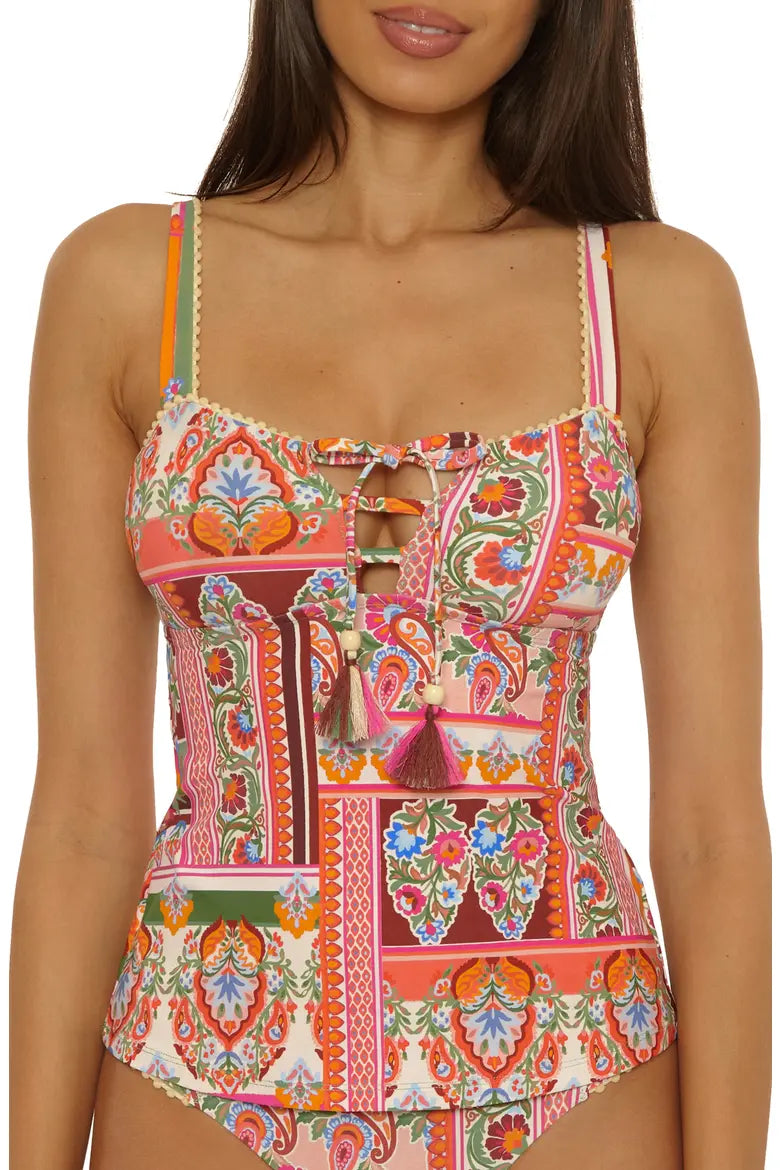 Lucky Brand SWim Verona Tankini Top