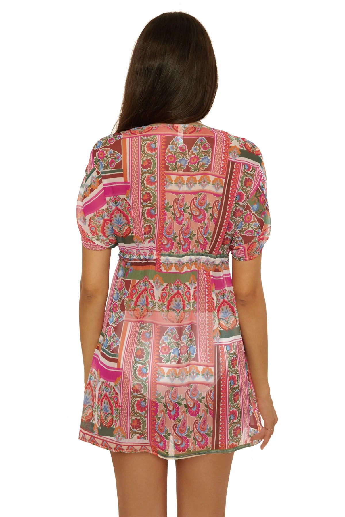 Lucky Brand Swim Verona Chiffon Tunic