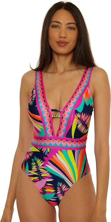 TRINA TURK PARALIA 1PC PLUNGE