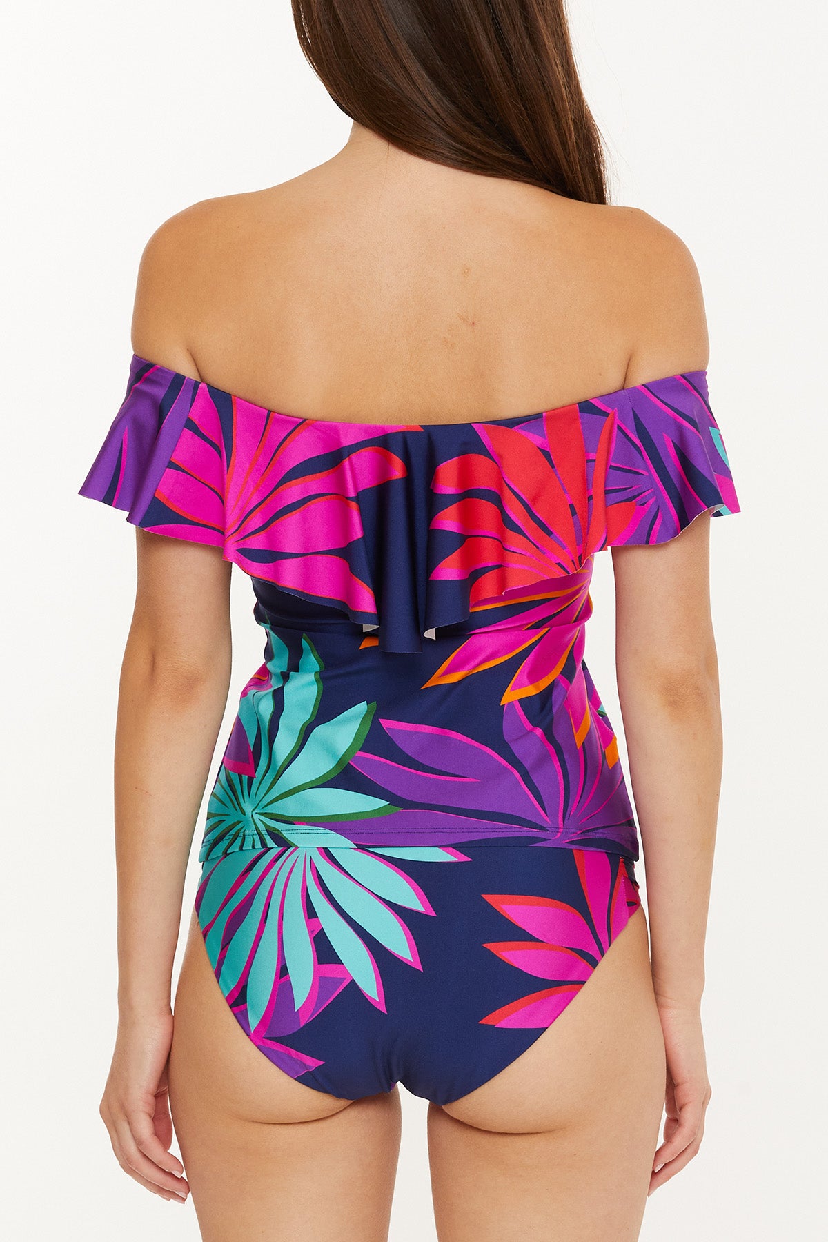 Trina Turk WAILEA RUFFLE TANKINI