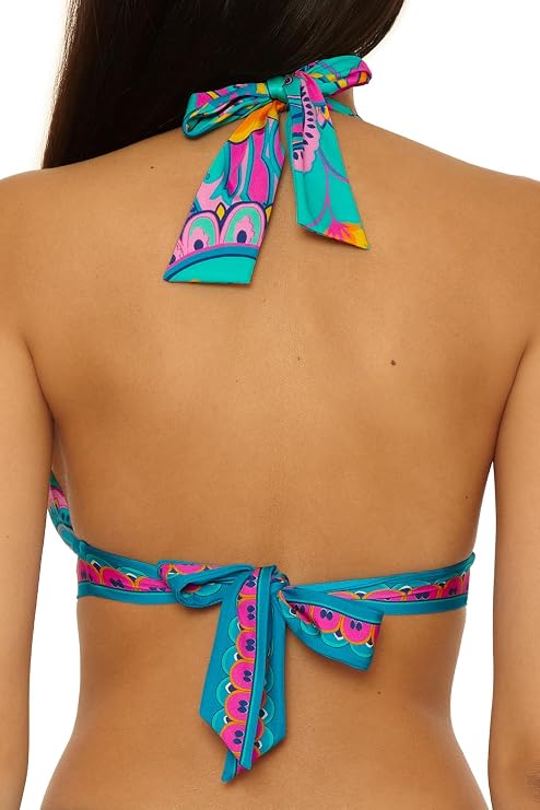 TRINA TURK MYKONOS BANDED HALTER
