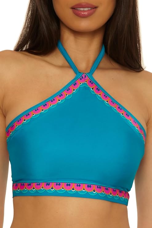 TRINA TURK MYKONOS HIGH NECK TOP