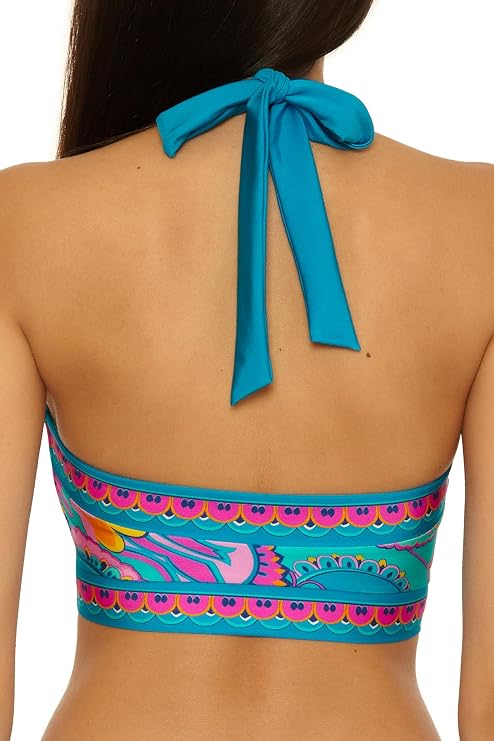 TRINA TURK MYKONOS HIGH NECK TOP