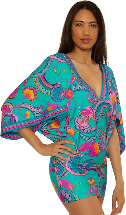 TRINA TURK MYKONOS V-NECK TUNIC