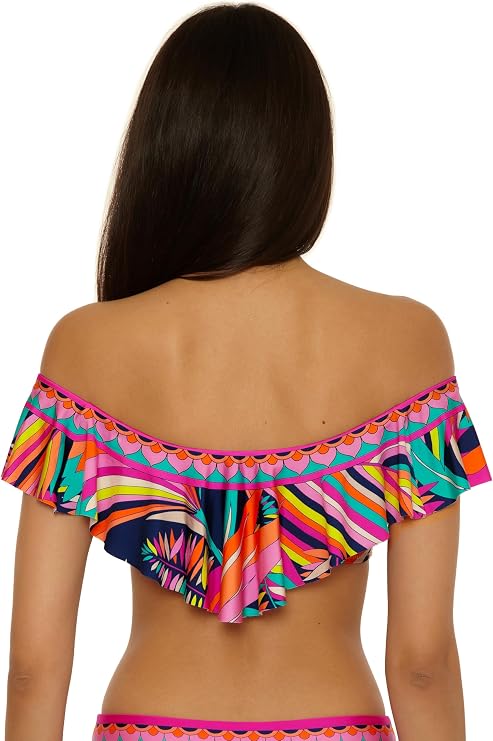TRINA TURK PARALIA RUFFLE TOP