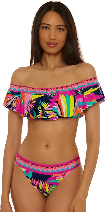 TRINA TURK PARALIA RUFFLE TOP
