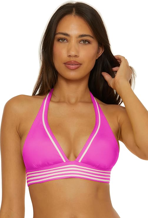 TRINA TURK MONACO PLEATED HALTER