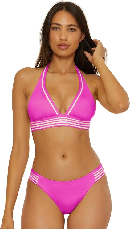 TRINA TURK MONACO PLEATED HALTER