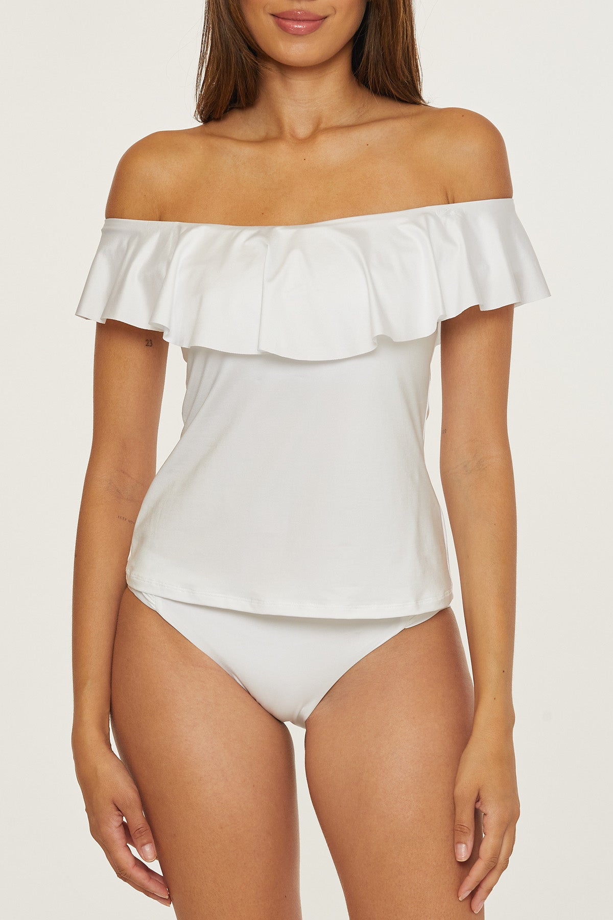Trina Turk MONACO RUFFLE TANKINI