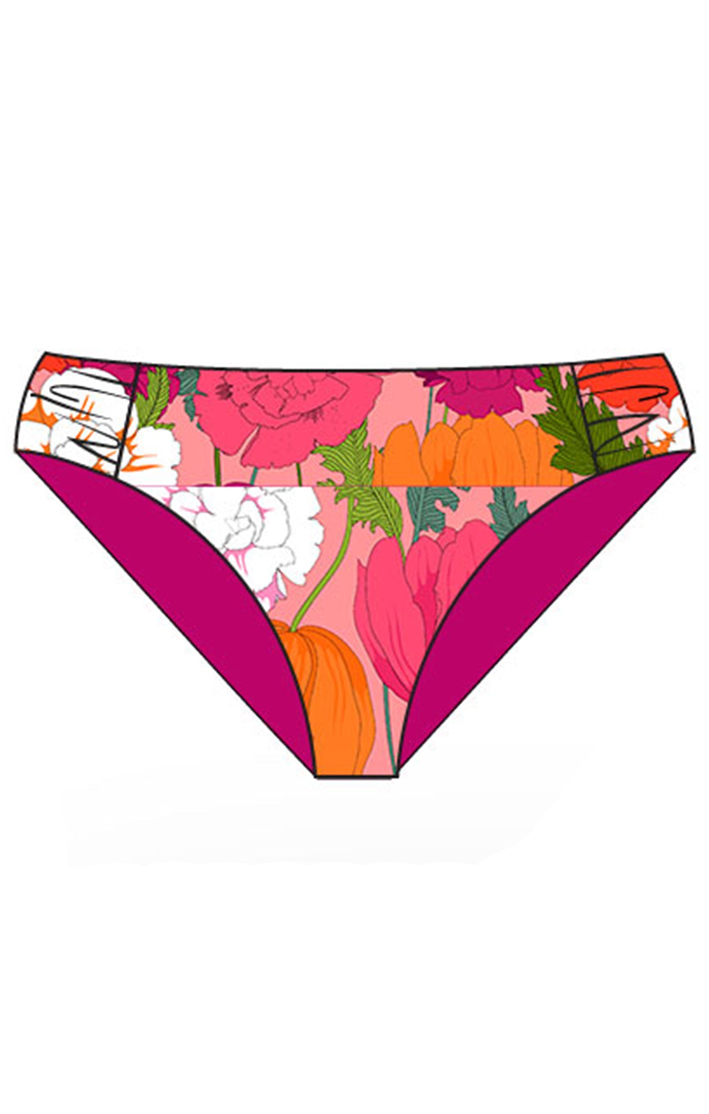 Trina Turk SUNNY BLOOM TAB SIDE