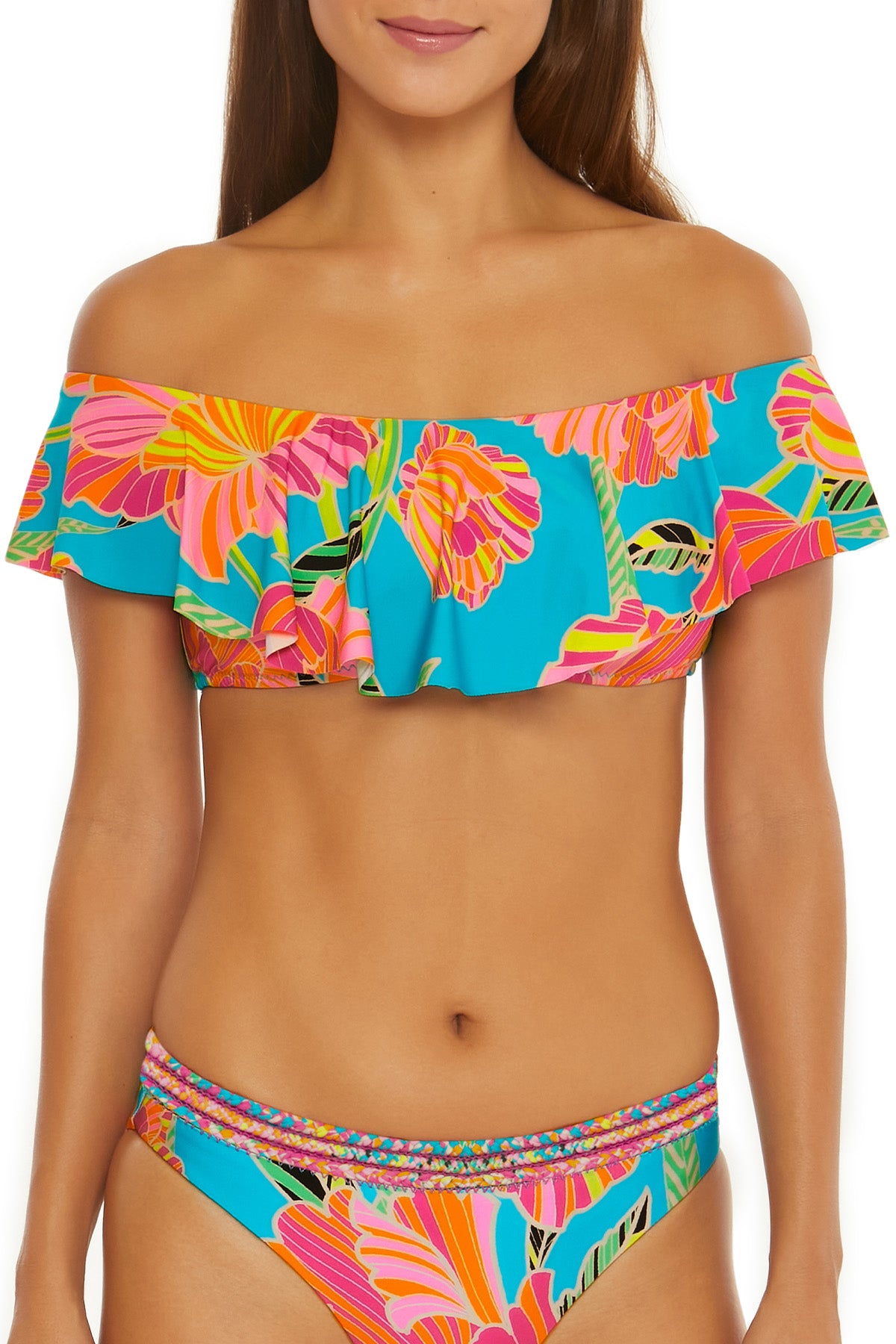 POPPY RUFFLE BANDEAU
