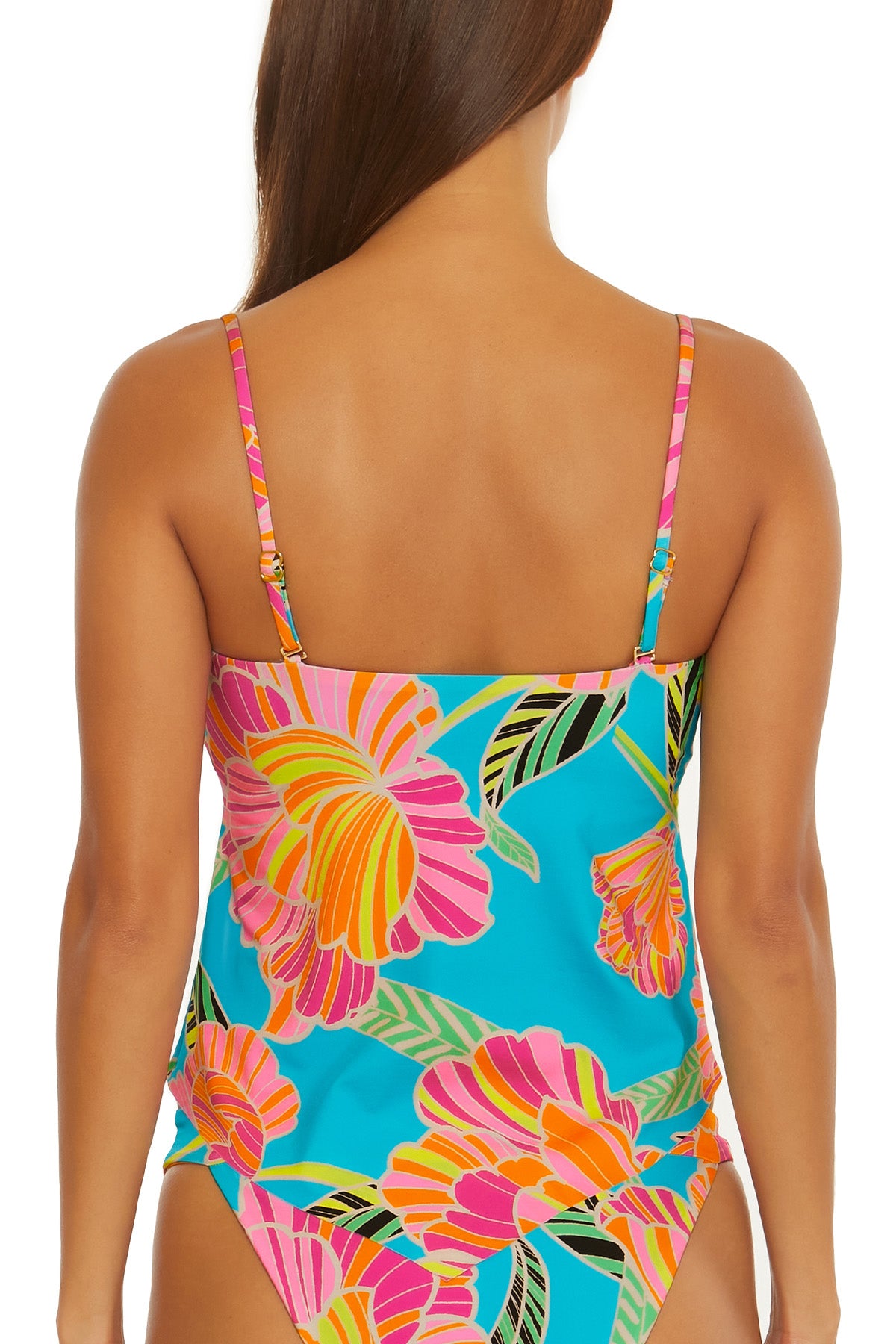 Trina Turk POPPY BANDED TANKINI