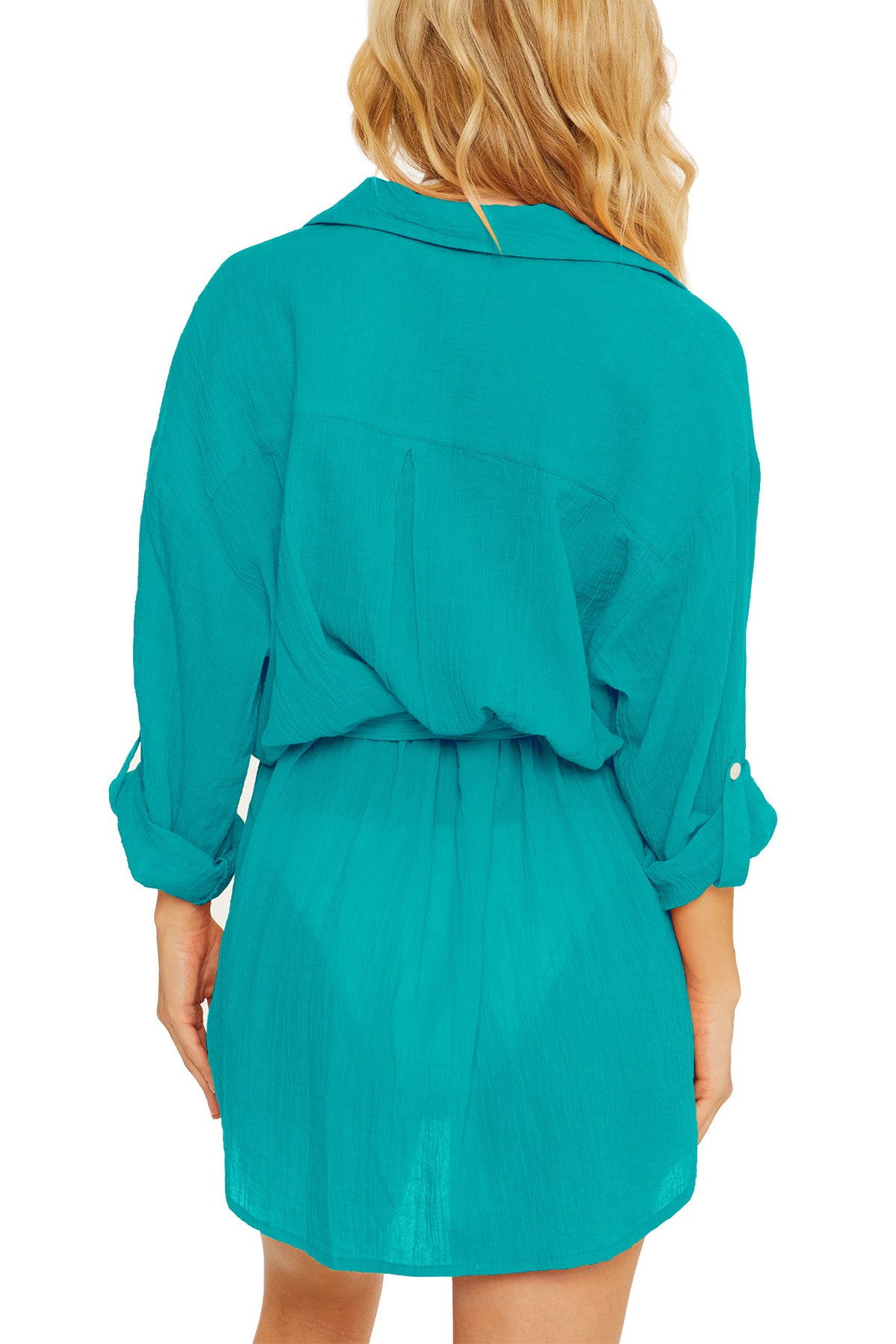 GAUZY SHIRT DRESS