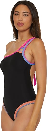 Lucky Brand Swim Avila Asymmetric One Piece