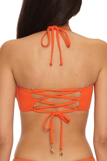 Becca Swim Women's Charmed Bandeau Bikini Top