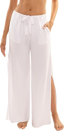 Becca Swim Beach to BBQ Split-Leg Cover-Up Pants