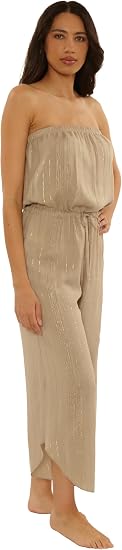 Becca Swim Women's Radiance Jumpsuit, Casual, Beach Cover Up