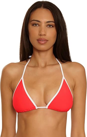 Becca Swim Women's Sport Mode Triangle Bikini Top
