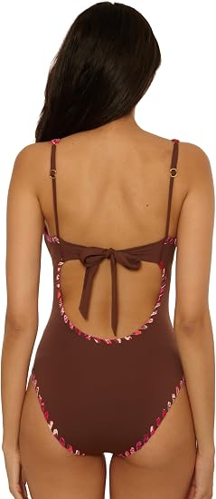 Becca Swim Women's On The Edge One Piece Swimsuit