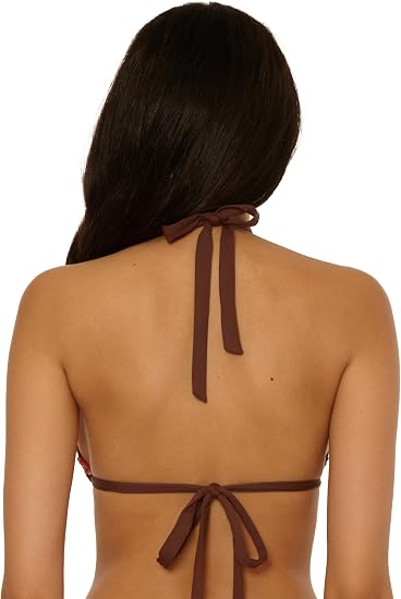 Becca Swim Women's On The Edge Triangle Bikini Top
