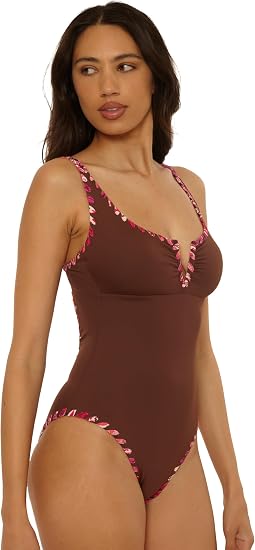 Becca Swim Women's On The Edge One Piece Swimsuit