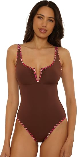 Becca Swim Women's On The Edge One Piece Swimsuit