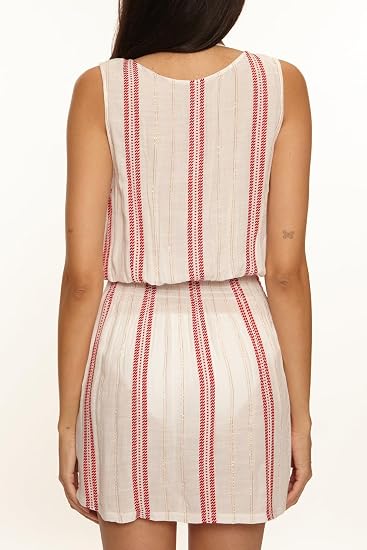 Becca Swim Woven Radiance Plunge Dress, Casual, Beach Cover Up