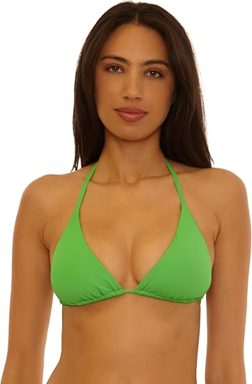 Becca Swim Women's Solid Color Code Cheryl Triangle Top