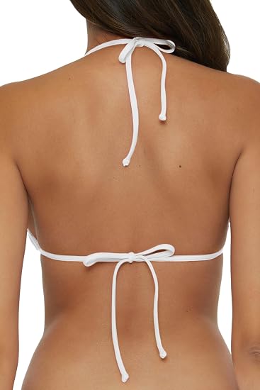Becca Swim Women's Solid Color Code Cheryl Triangle Top