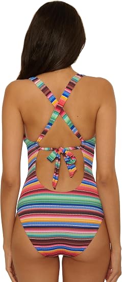 Becca Swim Womens Vallarta One Piece Swimsuit