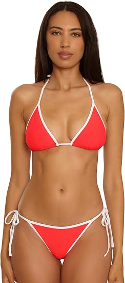 Becca Swim Women's Sport Mode Triangle Bikini Top