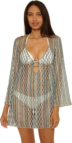 Becca Swim Women's Desert Dancer Tunic, Casual, Beach Cover Up