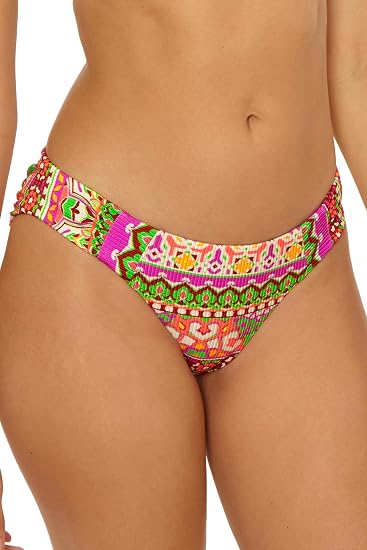 Becca Swim Women's Moroccan Tile Hipster Bikini Bottom
