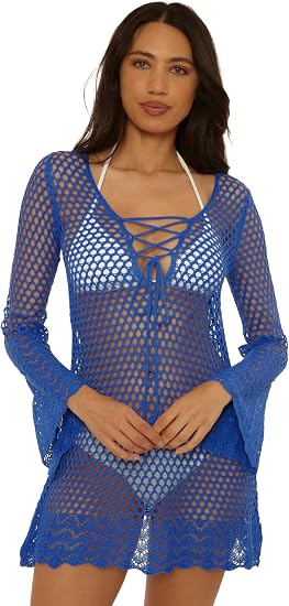 Becca Swim Treasure Island Treasure Island Reversible Lace-Up Tunic