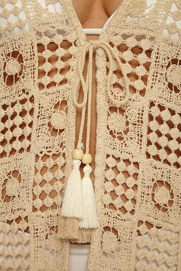 Lucky Brand Swim Tulum Crochet Kimono